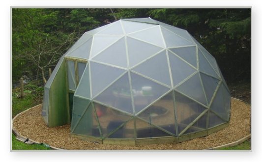 GD27 6 meter dome greenhouse