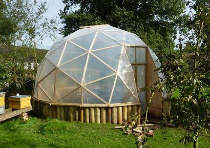 6 meter dome on raised base