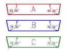3v strut angles